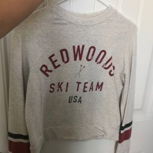 Redwood ski team sweatshirt top